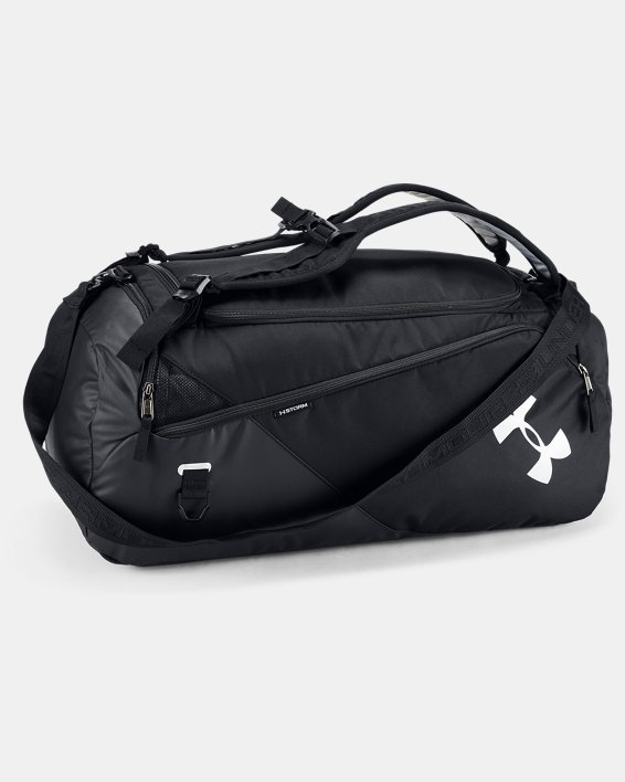 Men's UA Contain 4.0 Backpack Duffle, Black, pdpMainDesktop image number 0
